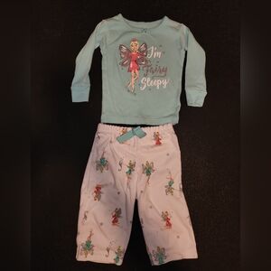 Carter's - 🧚‍♀️I'm Fairy Sleepy 2pc PJ. 100%Cotton top 100% Poly Pants. 12 mo